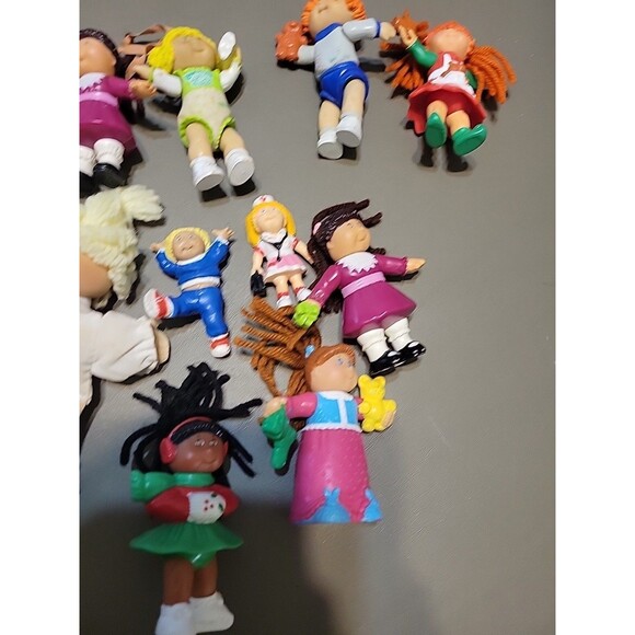Cabbage Patch Kids Vtg Doll Mini Figures Figurines Mixed Lot PVC McDonalds etc.. - Picture 6 of 8